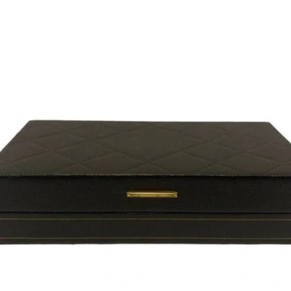 Vintage Black LeatherWilson Golf Ball Case